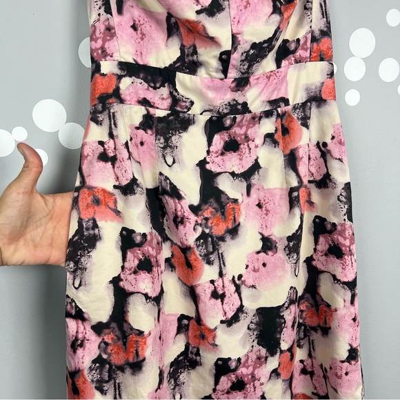 J. Crew Bustier Floral Strapless Dress Size 4 - Picture 2 of 7